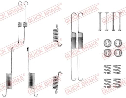 1050615 Quick Brake Комплект монтажный задних барабанных колодок